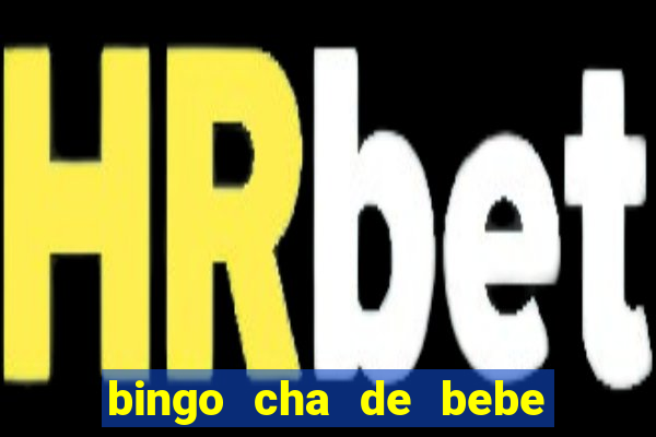 bingo cha de bebe cartelas para imprimir